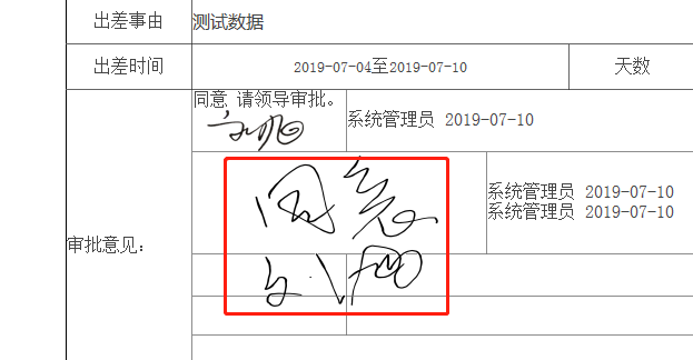 手写会签位置乱，图片太大，位置无法控制