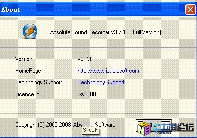 Absolute Sound Recorder3.71注册机