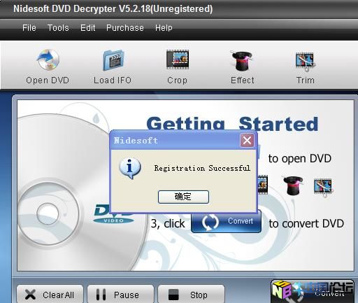 Nidesoft DVD Decrypter 5.2.18破解补丁