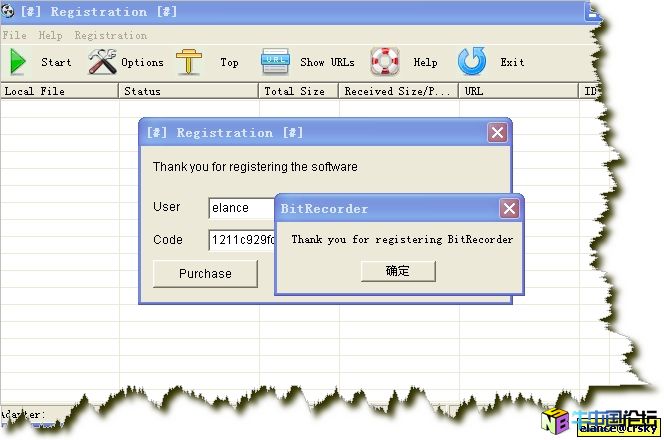 bitrecorder 1.74(原版+注册机)