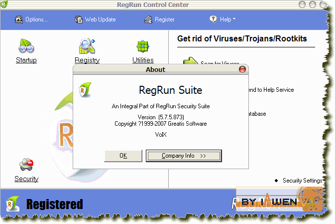 RegRun Security Suite Pro 5.80［主程序破解］