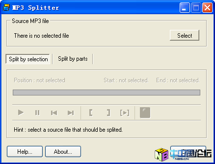 MP3 Splitter v1.11. 单文件绿色破解版