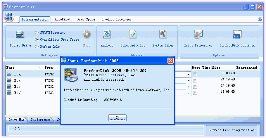 PerfectDisk Pro v9.0.0 Build 52破解文件