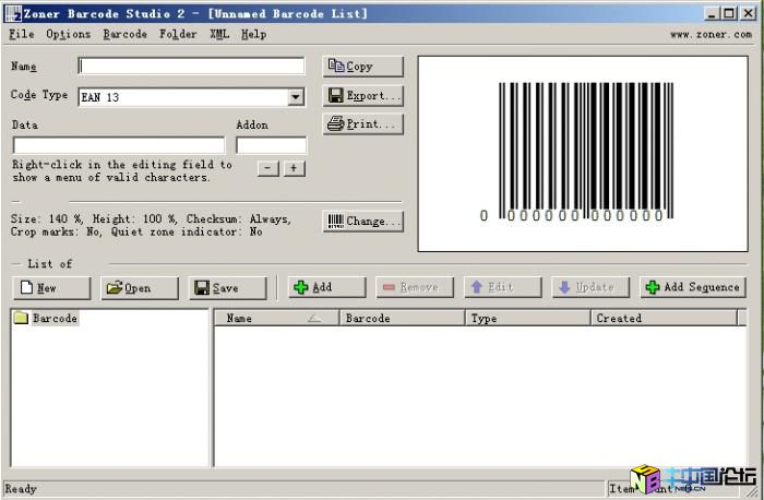 Zoner Barcode Studio 2.0.13.0（条码工具）注册码